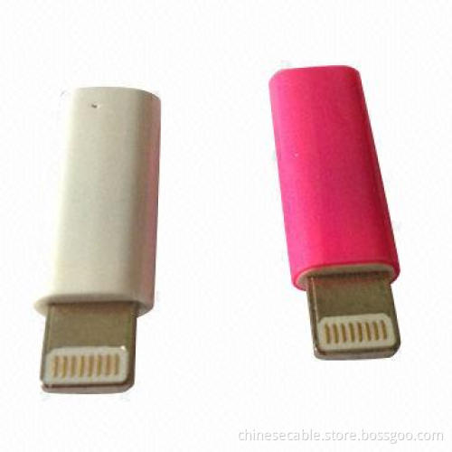 Colored Micro to iPhone 5 Adapter